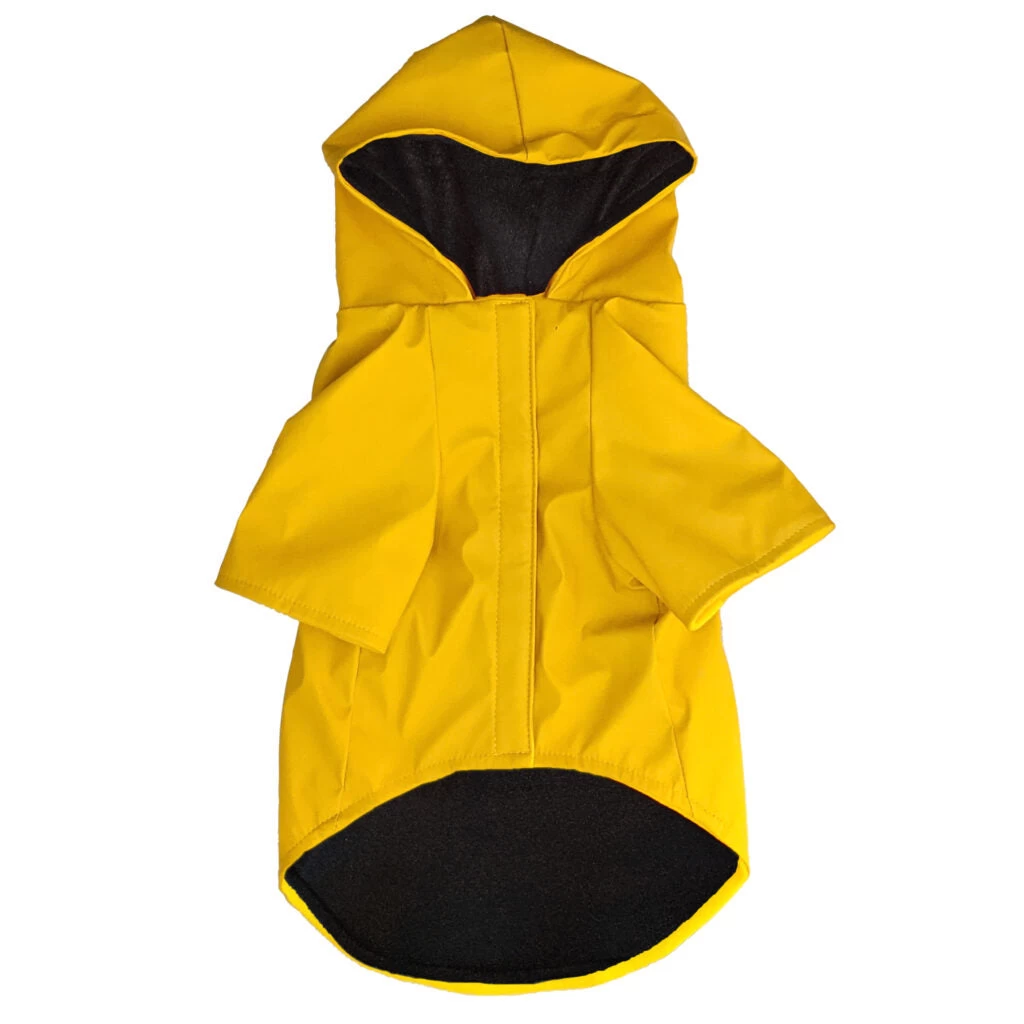 Fashion Pet Cosmo Yellow Reversible Urban Rain Coat 3 Fashion Pet Cosmo Yellow Reversible Urban Rain Coat