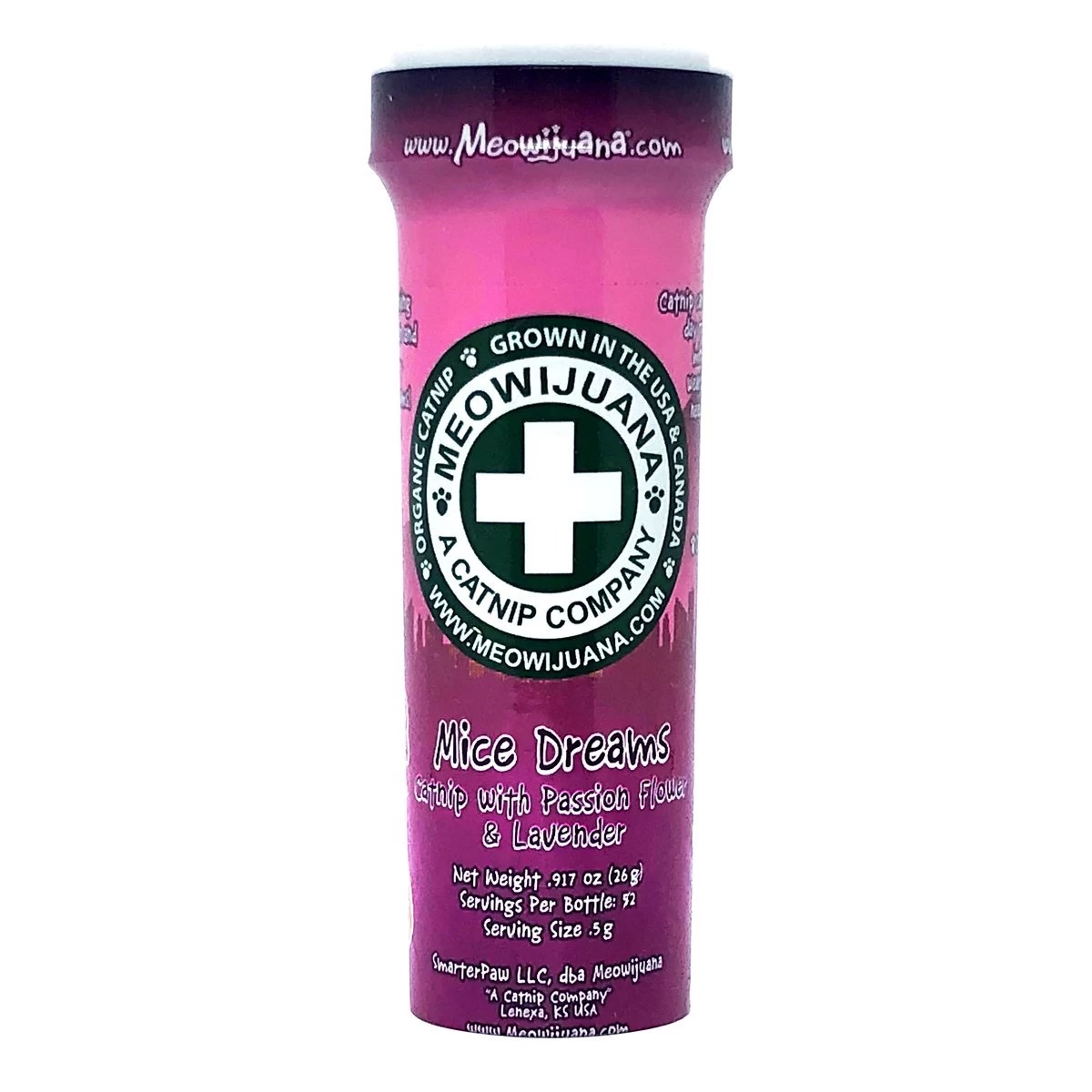 Meowijuana Mice Dreams Passion Flower, Lavender, And Catnip Blend 3 Meowijuana Mice Dreams Passion Flower, Lavender, And Catnip Blend