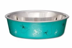 Loving Pets Dragonfly Turquoise Bella Bowl