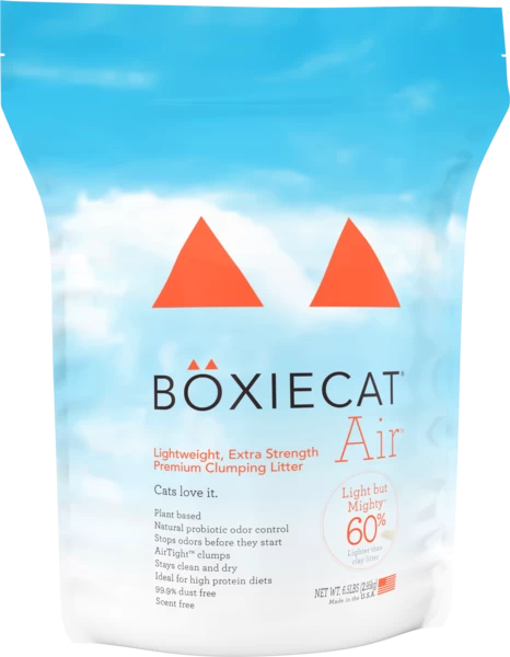 Boxiecat Air™ Lightweight Extra Strength Premium Clumping Litter 3 Boxiecat Air™ Lightweight Extra Strength Premium Clumping Litter