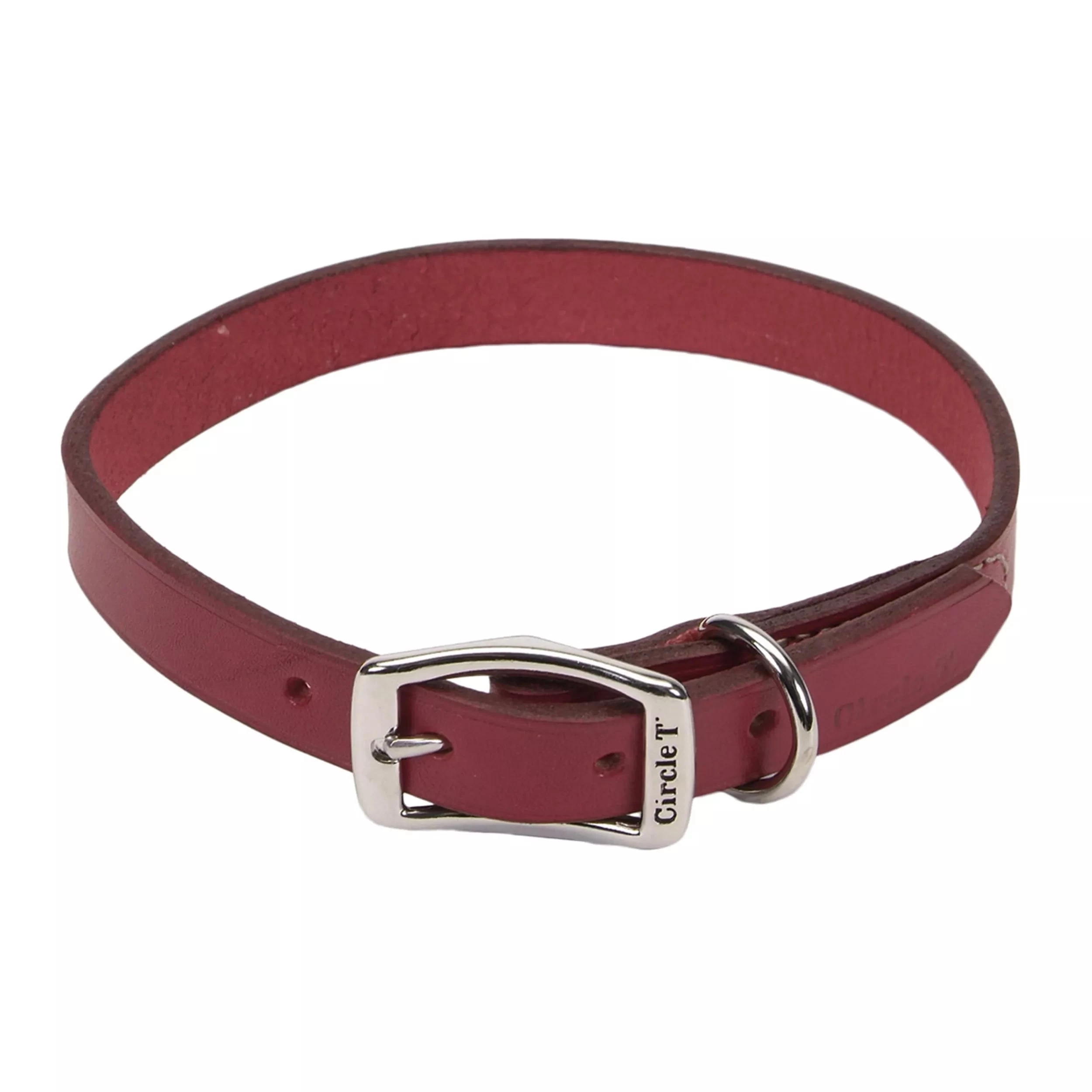 Coastal Pet Products Circle T Oak Tanned Leather Town Dog Collar 3 Coastal Pet Products Circle T Oak Tanned Leather Town Dog Collar