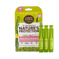 Earth Animal Nature’s Protection™ Flea & Tick Herbal Spot-On For Cats