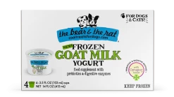 The Bear & The Rat Frozen Goat Milk Yogurt For Dogs & Cats