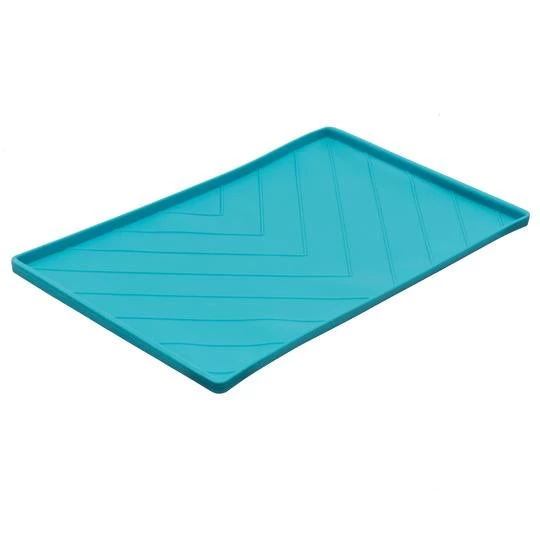 Messy Mutts Silicone Non-Slip Dog Bowl Mat With Raised Edge To Contain The Spills 3 Messy Mutts Silicone Non-Slip Dog Bowl Mat With Raised Edge To Contain The Spills