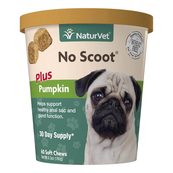 NaturVet No Scoot Plus Pumpkin Soft Chew Cup 3 NaturVet No Scoot Plus Pumpkin Soft Chew Cup