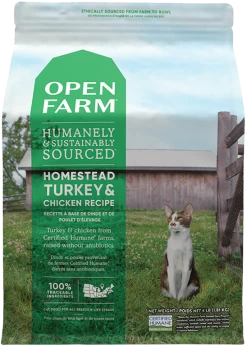 Open Farm Homestead Turkey & Chicken Dry Cat Food