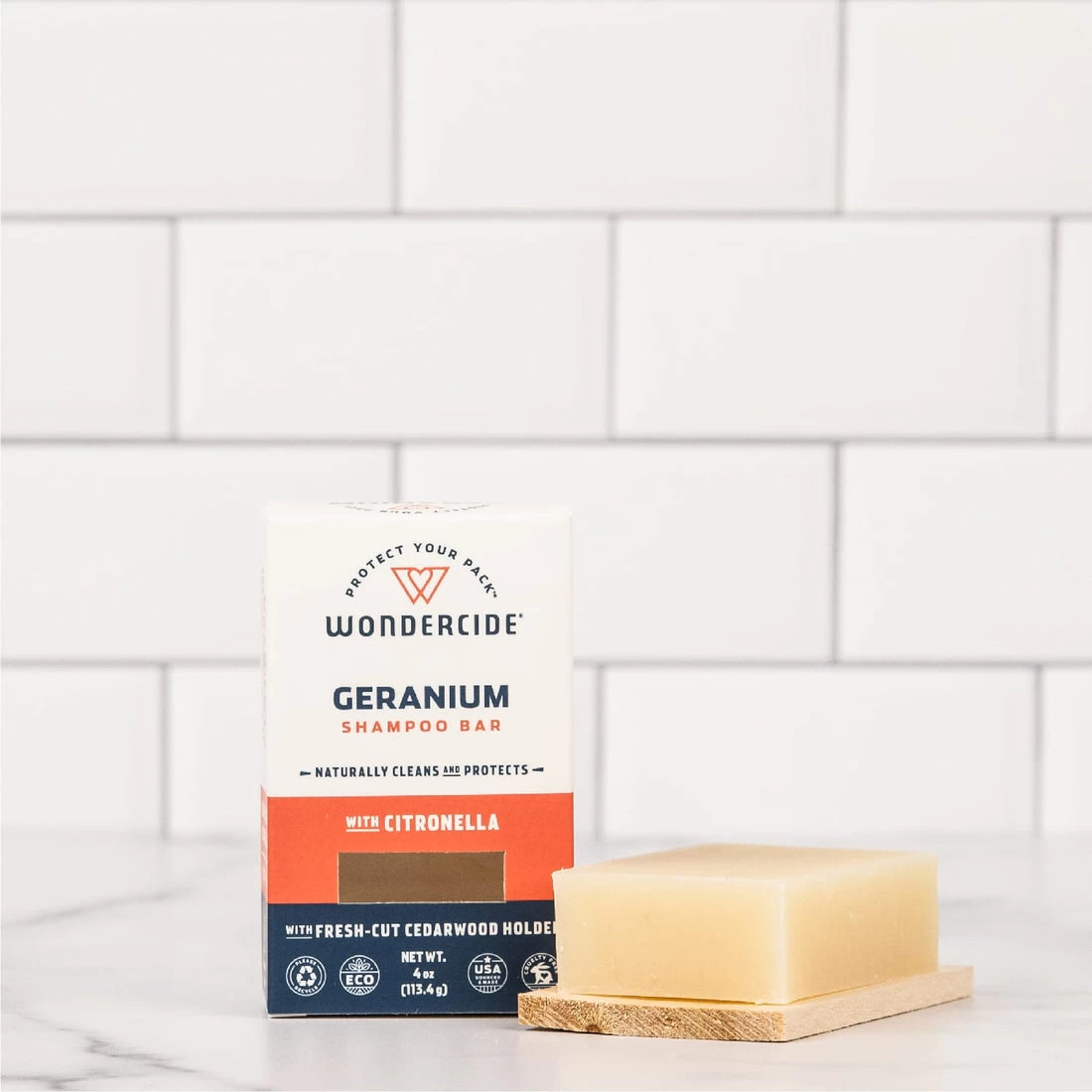 Wondercide Geranium Shampoo Bar For Dogs + Cats With Natural Essential Oils 4 Wondercide Geranium Shampoo Bar For Dogs + Cats With Natural Essential Oils - Image 2