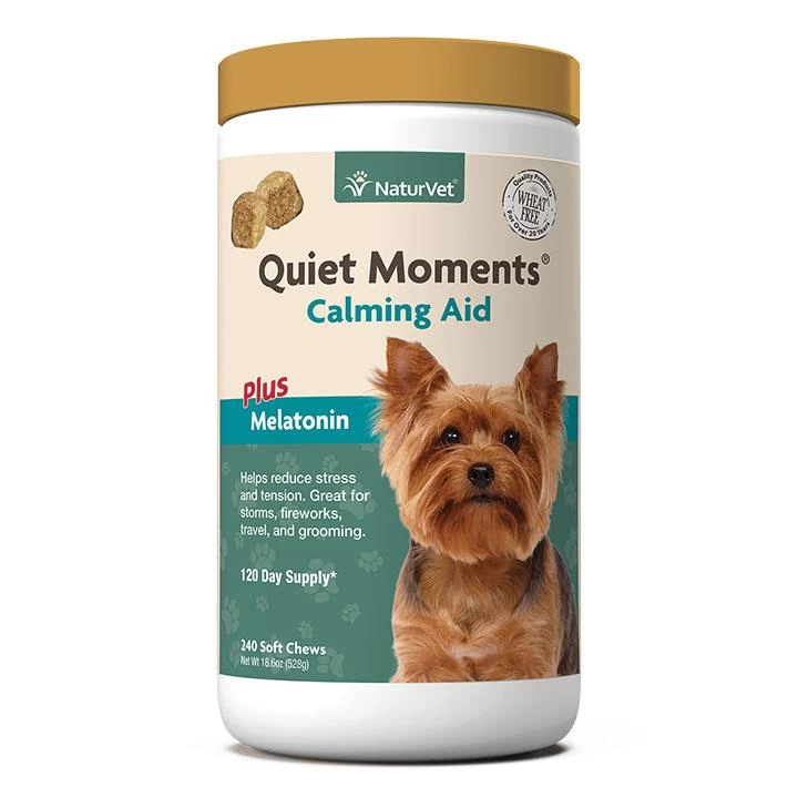 NaturVet Quiet Moments® Dog Calming Aid Soft Chews 6 NaturVet Quiet Moments® Dog Calming Aid Soft Chews - Image 4