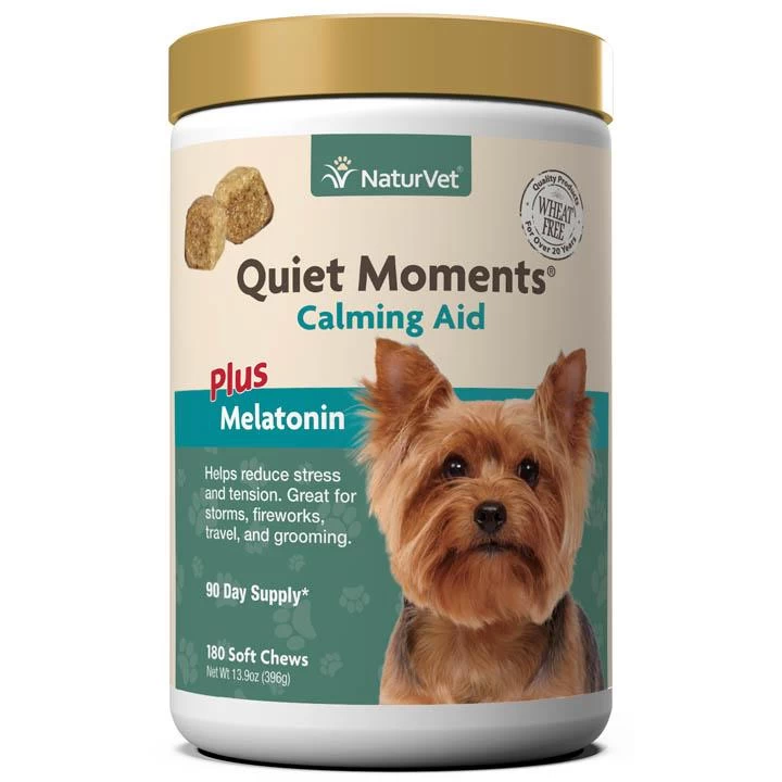 NaturVet Quiet Moments® Dog Calming Aid Soft Chews 5 NaturVet Quiet Moments® Dog Calming Aid Soft Chews - Image 3