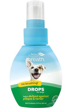 TropiClean Fresh Breath Oral Care Drops For Dogs