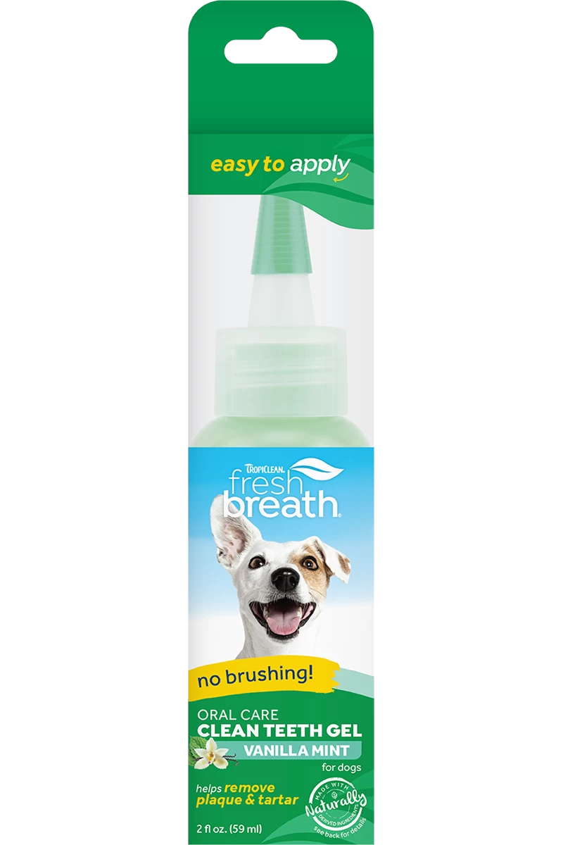 TropiClean ORAL CARE GEL FOR DOGS WITH VANILLA MINT FLAVORING 3 TropiClean ORAL CARE GEL FOR DOGS WITH VANILLA MINT FLAVORING