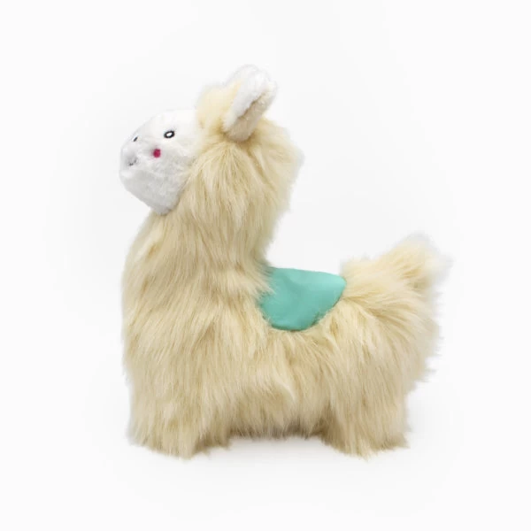 ZippyPaws Wooliez Larry The Llama Dog Toy 5 ZippyPaws Wooliez Larry The Llama Dog Toy - Image 3