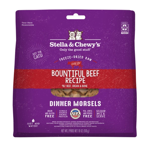 Stella & Chewy's Freeze Dried Bountiful Beef Recipe Dinner Morsels Cat Food 5 Stella & Chewy's Freeze Dried Bountiful Beef Recipe Dinner Morsels Cat Food - Image 3