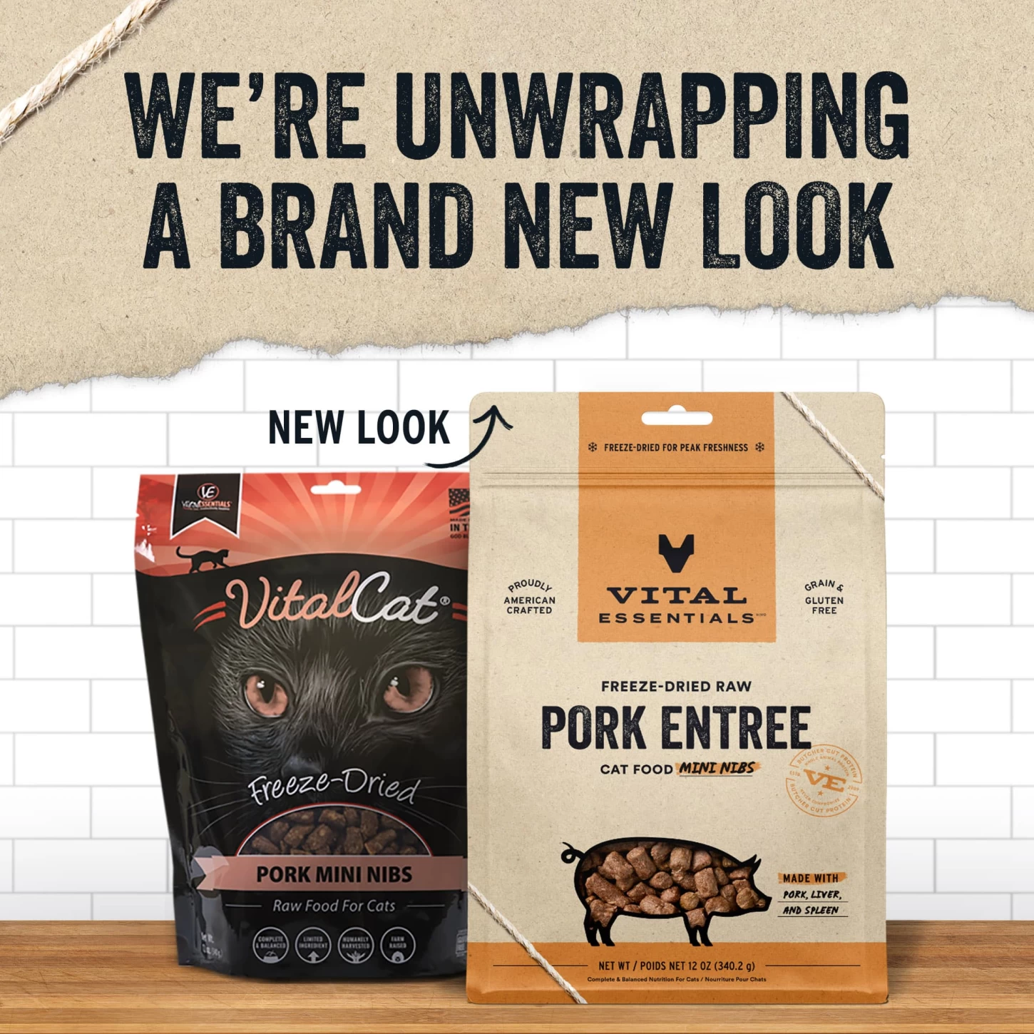 Vital Essentials Freeze-Dried Pork Entrée Cat Food Mini Nibs 5 Vital Essentials Freeze-Dried Pork Entrée Cat Food Mini Nibs - Image 3