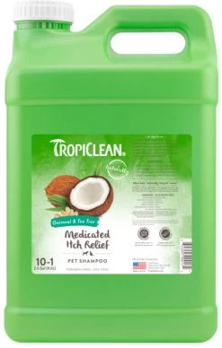 TropiClean Oatmeal & Tea Tree Medicated Itch Relief Shampoo For Pets 18 TropiClean Oatmeal & Tea Tree Medicated Itch Relief Shampoo For Pets -Pet Shop onnec7zufglem2qoujil