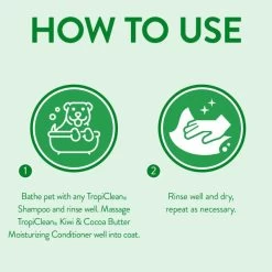 TropiClean Kiwi & Cocoa Butter Moisturizing Conditioner For Pets -Pet Shop paxlqpl0p42aycsjdalw