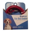 Petcrest Tie Out Red 10ft 1 Petcrest Tie Out Red 10ft -Pet Shop petcrestmed10
