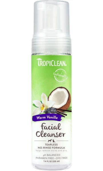 TropiClean Waterless Facial Cleanser 3 TropiClean Waterless Facial Cleanser