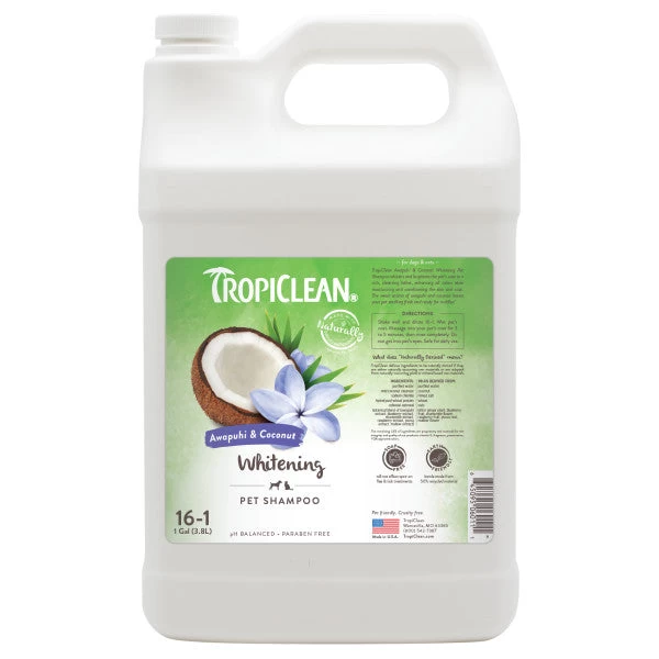 TropiClean Awapuhi & Coconut Whitening Shampoo For Pets 4 TropiClean Awapuhi & Coconut Whitening Shampoo For Pets - Image 2