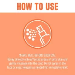 TropiClean Natural Flea & Tick Bite Relief Spray -Pet Shop qqndpktkhlyyuck6k7jf