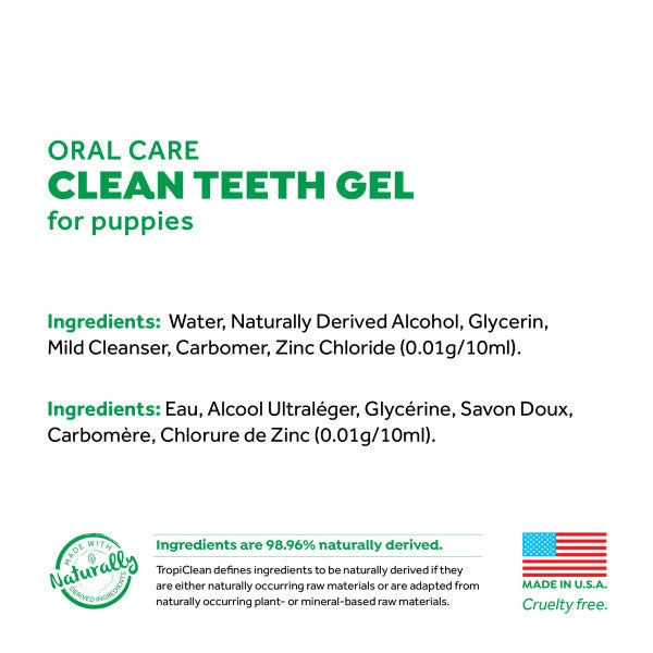 TropiClean Fresh Breath No Brushing Clean Teeth Dental & Oral Care Gel For Puppies 5 TropiClean Fresh Breath No Brushing Clean Teeth Dental & Oral Care Gel For Puppies - Image 3