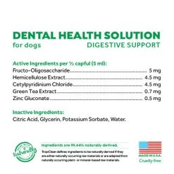 TropiClean Fresh Breath Dental Health Solution Plus Digestive Support For Dogs -Pet Shop temwaaca0ataqj5k4vk3