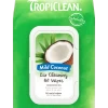 TropiClean Mild Coconut Ear Cleaning Wipes For Pets -Pet Shop tropiclean mild coconut ear cleaning wipes for dogs and cats