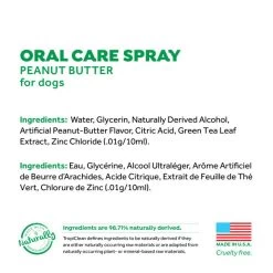 TropiClean Fresh Breath Peanut Butter Oral Care Spray For Pets -Pet Shop uezrmrt7icdcxzj1d1ug