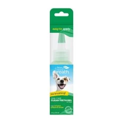 TropiClean Fresh Breath No Brushing Clean Teeth Dental & Oral Care Gel For Dogs