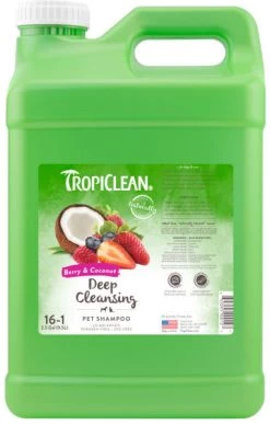 TropiClean Berry & Coconut Deep Cleansing Shampoo For Pets -Pet Shop wnr7yj6bdlre8rebnhb4